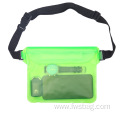 Clear PVC Transparent Portable Cell Phone Waterproof Beach Fanny Pack Waist bag